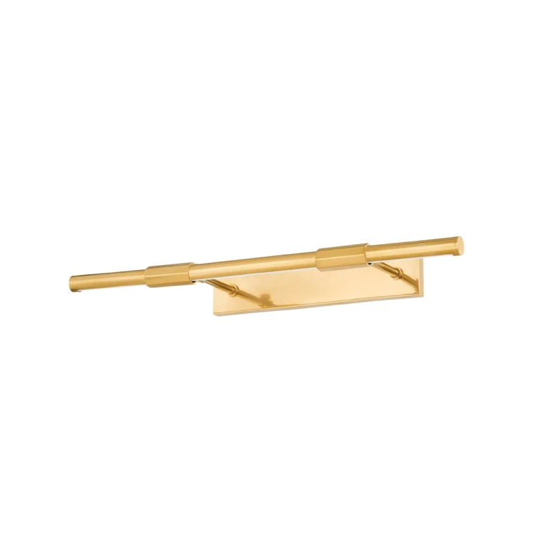 Aged Brass LED Picture Light from the Melbourne Collection