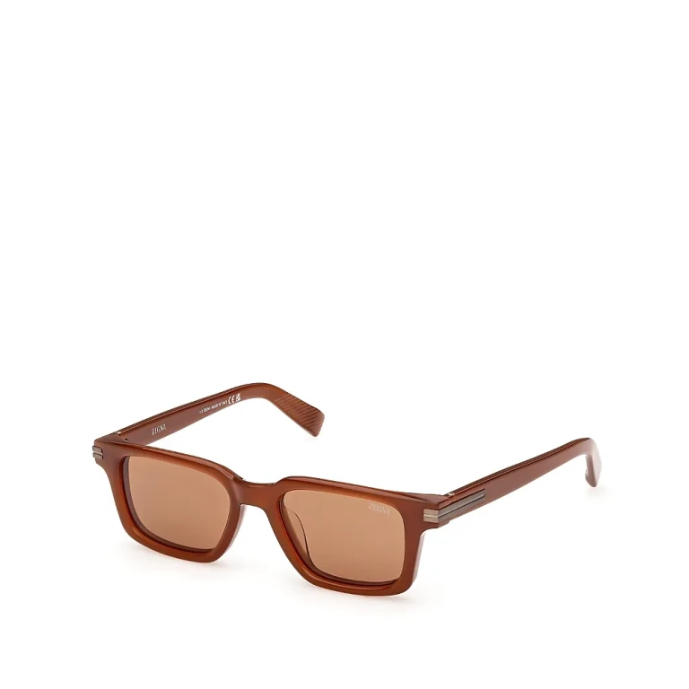 Zenga Rectangular Sunglasses, 50mm