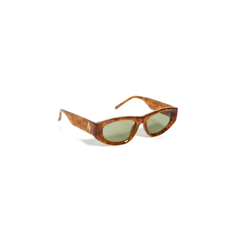 The Attico Maya Sunglasses Tortoise Shell One Size