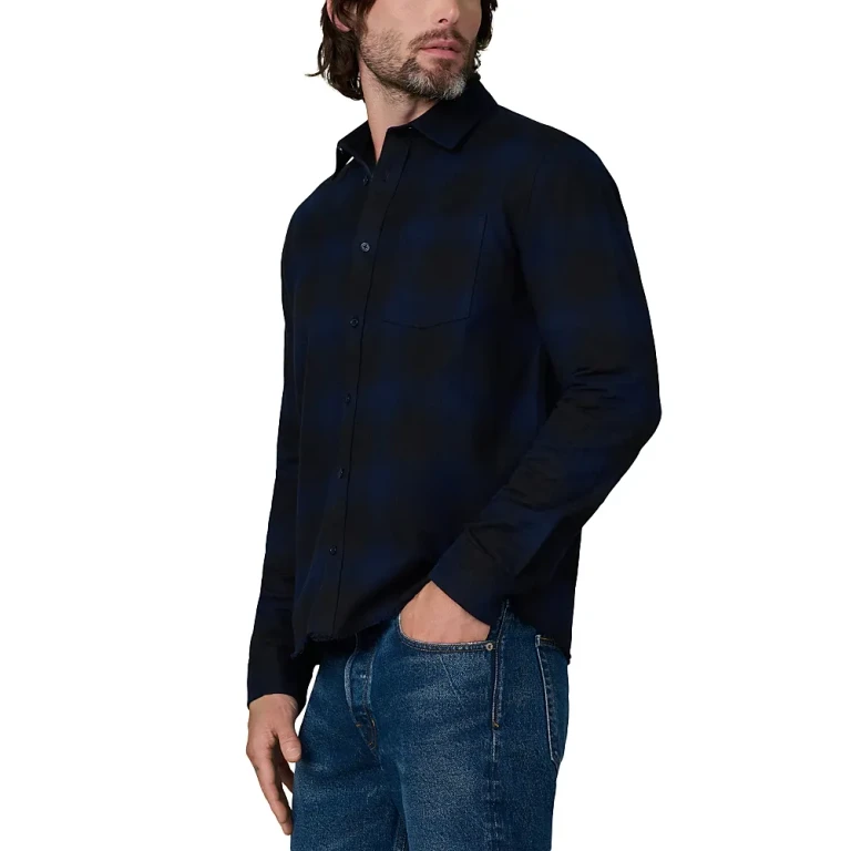 Joe's Jeans Keanu Ripped Plaid Shirt