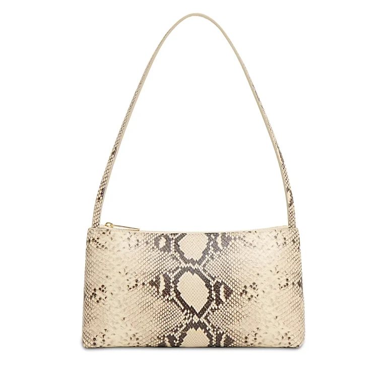 Mansur Gavriel Gaia Embossed Leather Shoulder Bag