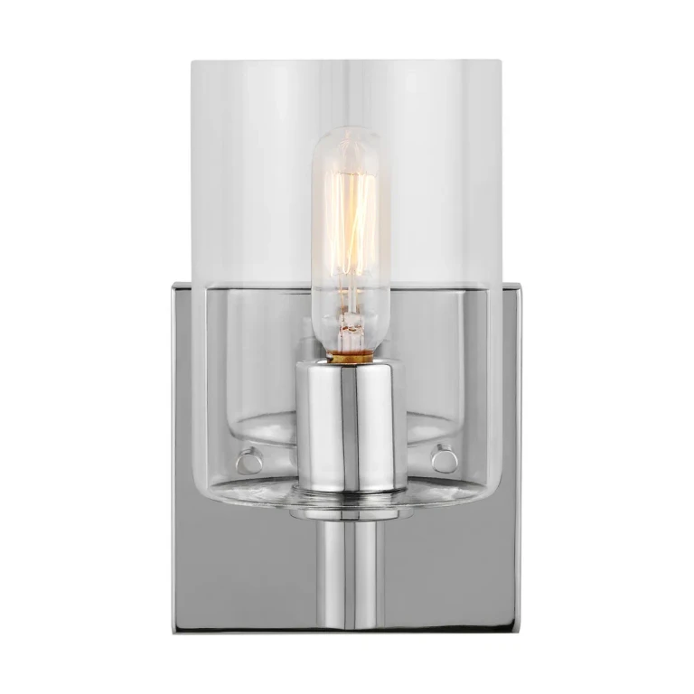 Fullton 1-Light LED Bathroom Vanity Light in Chrome