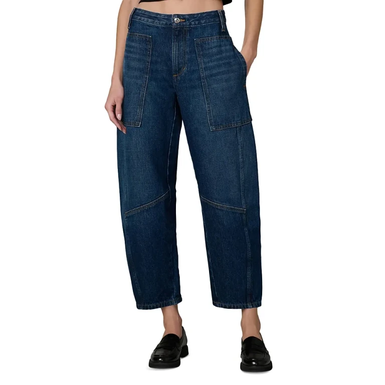 Joe's Jeans The Krista Mid Rise Barrel Jeans in Tasteful