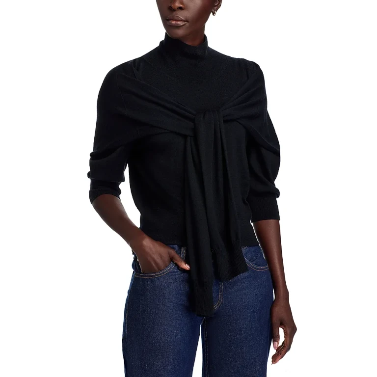 Issey Miyake Wool Four Sleeved Sweater