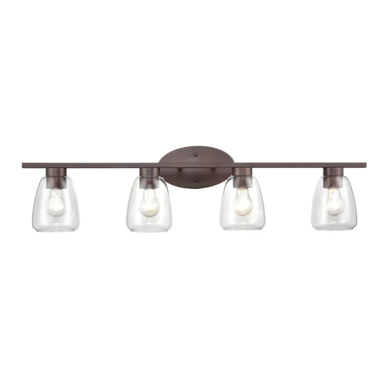Millennium 4-Light Bathroom Vanity Light in Rubbed Bronze