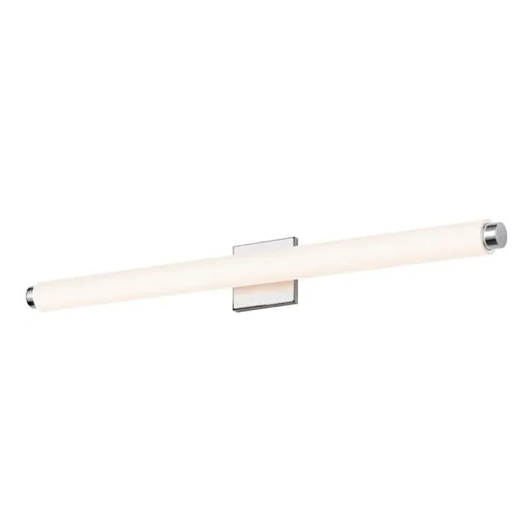 Polished Chrome LED Bath Bar from the Tubo Slim LED Collection