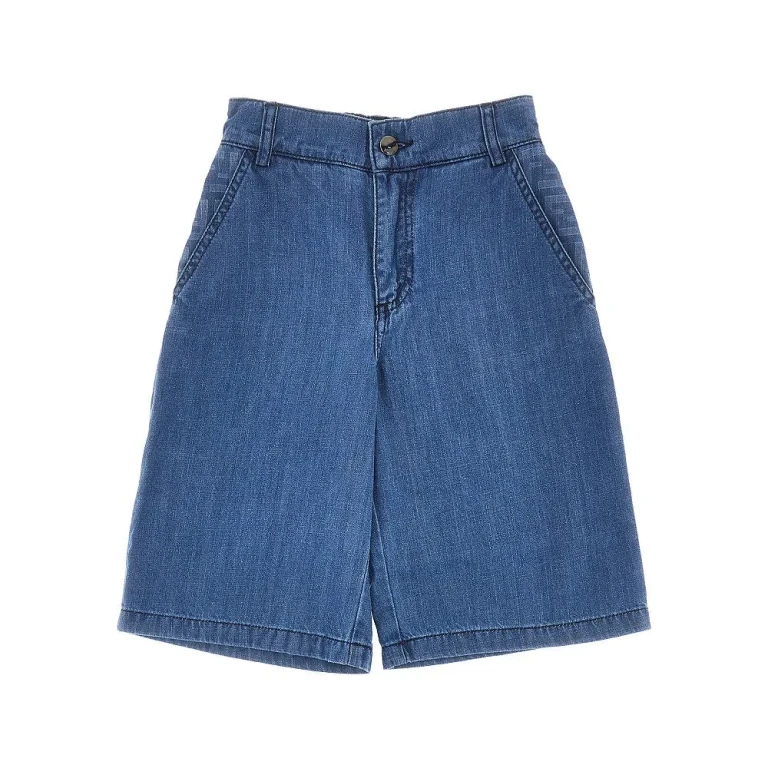 FENDI Denim Workwear shorts Kids 8Y