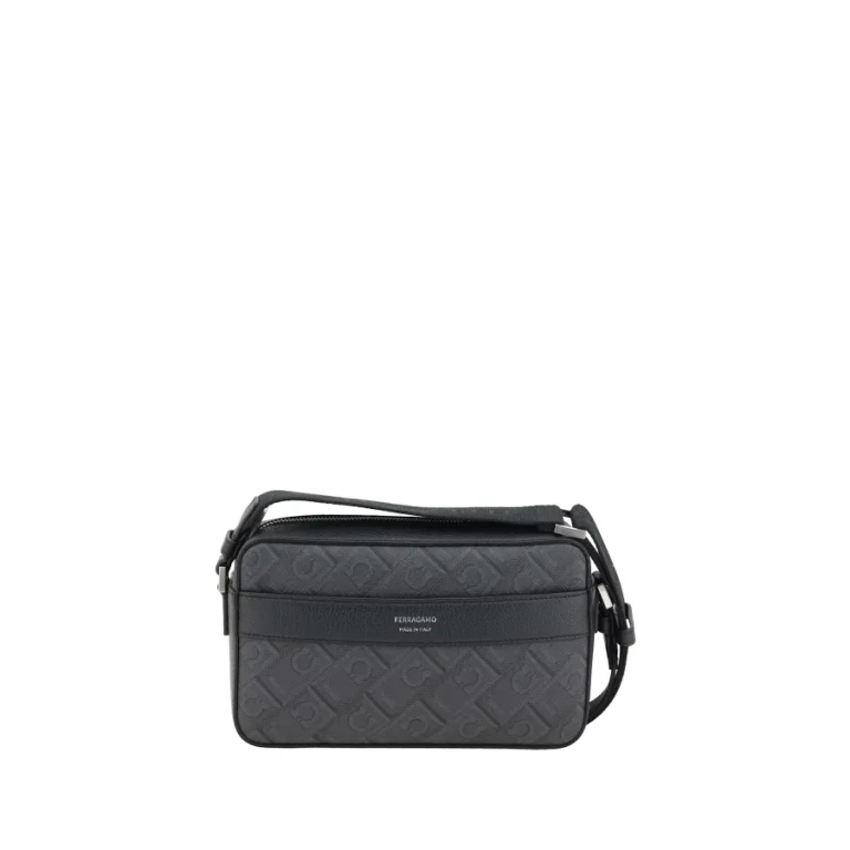Monogram Canvas & Leather Crossbody Bag