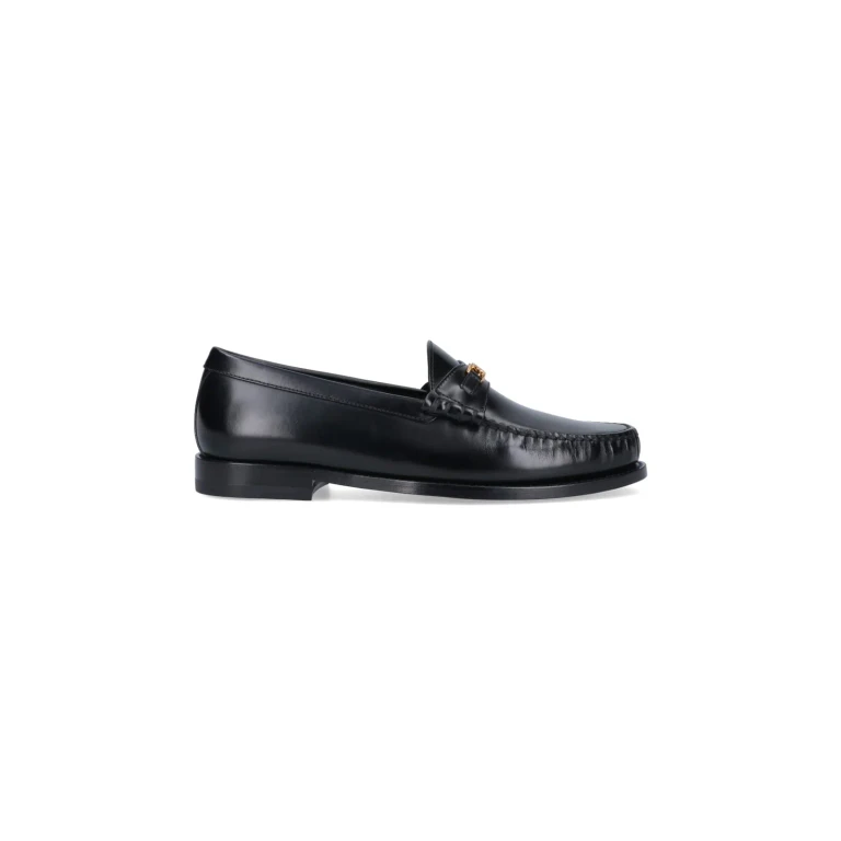 Celine Triomphe Loafers In Leather