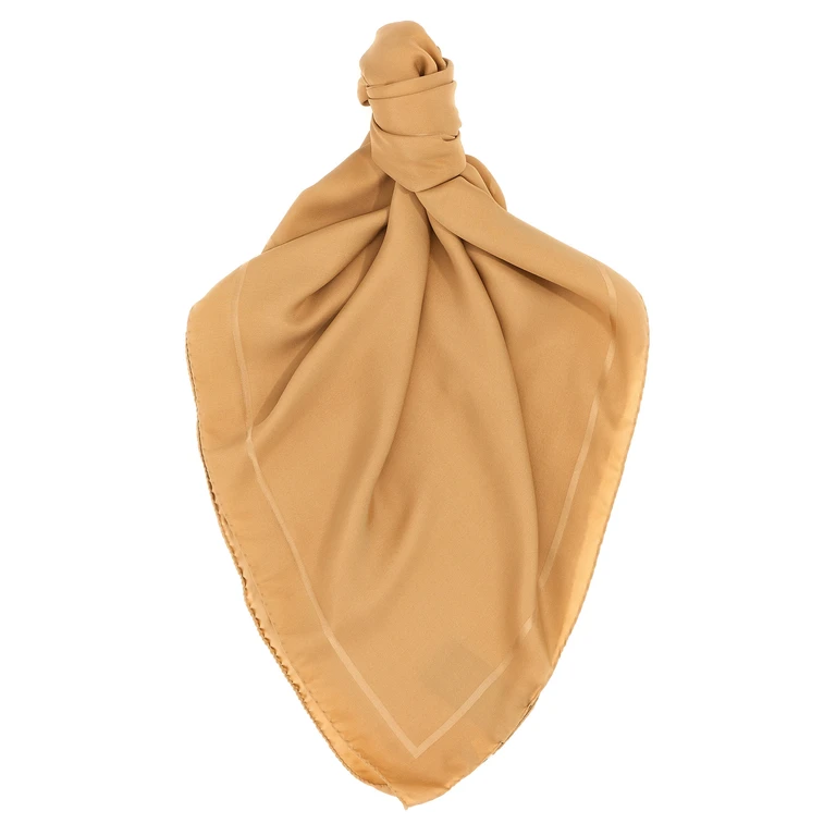 Saint Laurent Beige Silk Foulard Accessory - Women