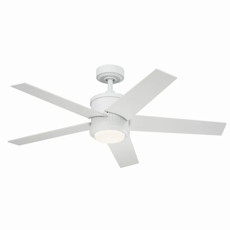 Matte White 48"Ceiling Fan from the Brahm Collection