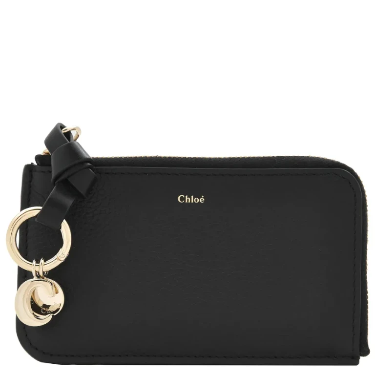 Chloe Alphabet Leather Card Case