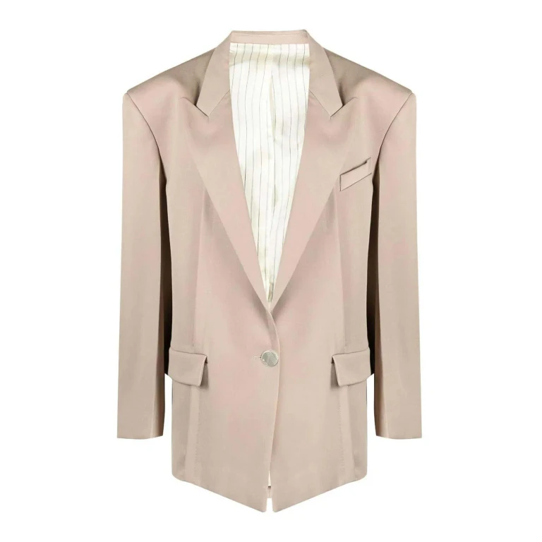 The Attico 米色西装外套