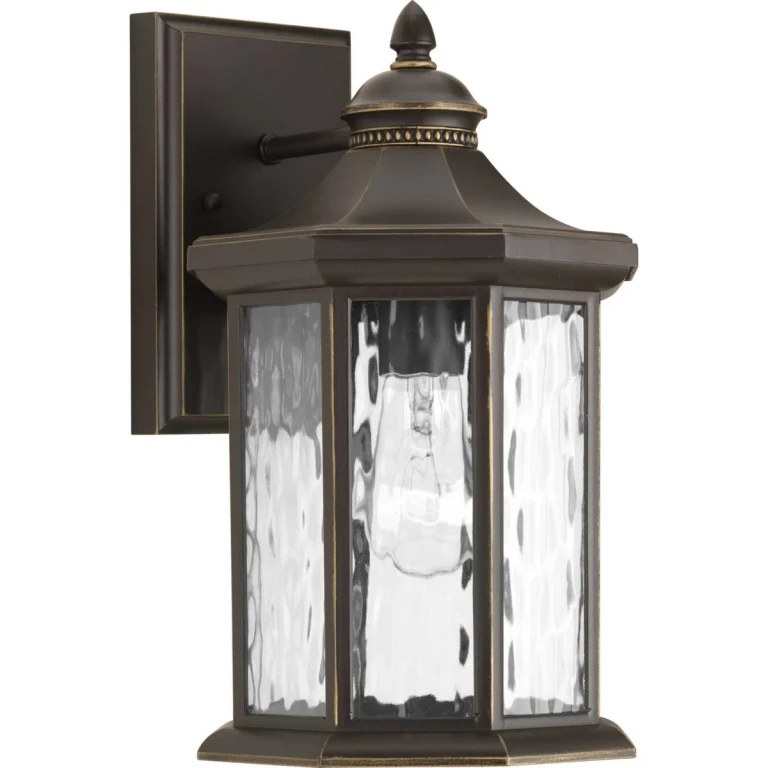 Antique Bronze One Light Wall Lantern from the Edition Collection