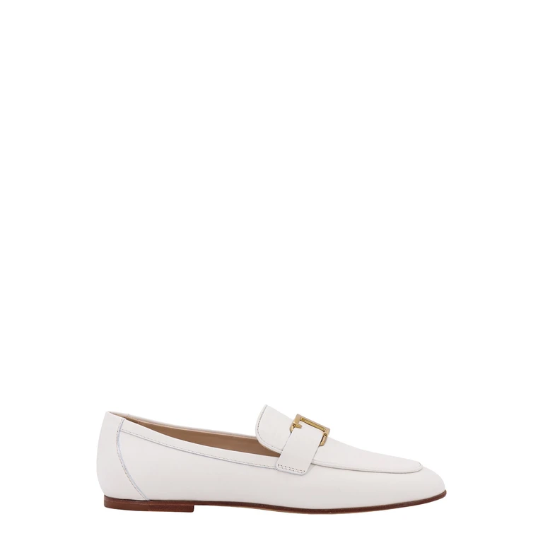 Tod's Tods Flat shoes White Pelle - Women