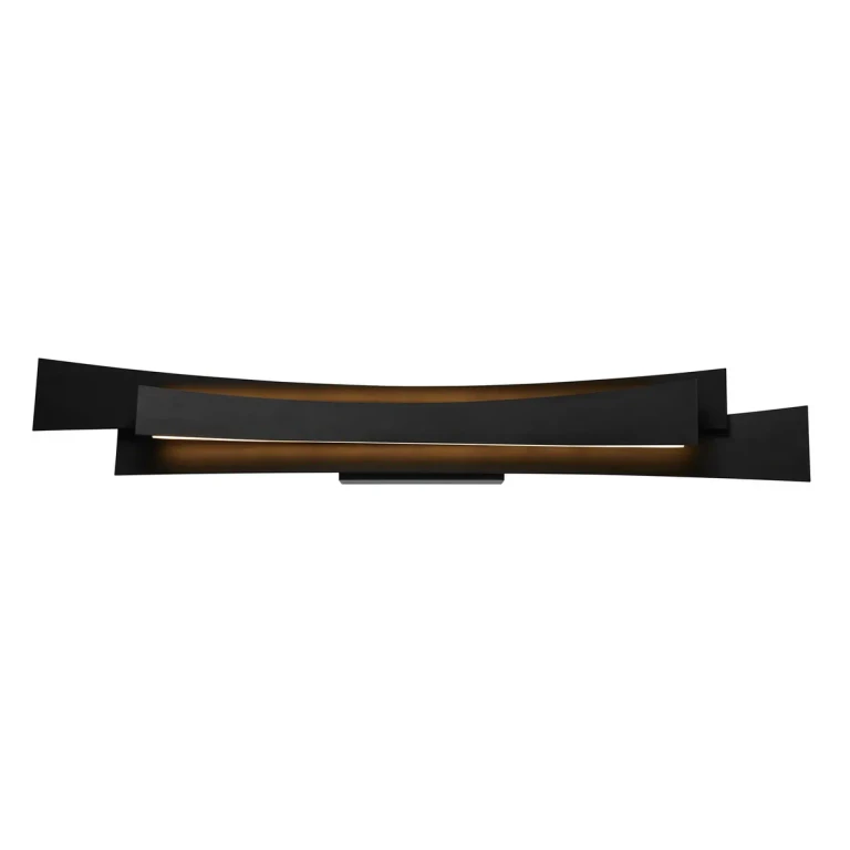 Black LED Vanity Light from the Candora Collection