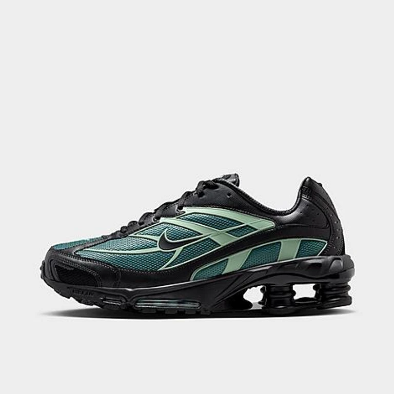 Nike Men's Shox Ride 2 Casual Shoes in Mineral Slate/Black/Steam Size: 7.5