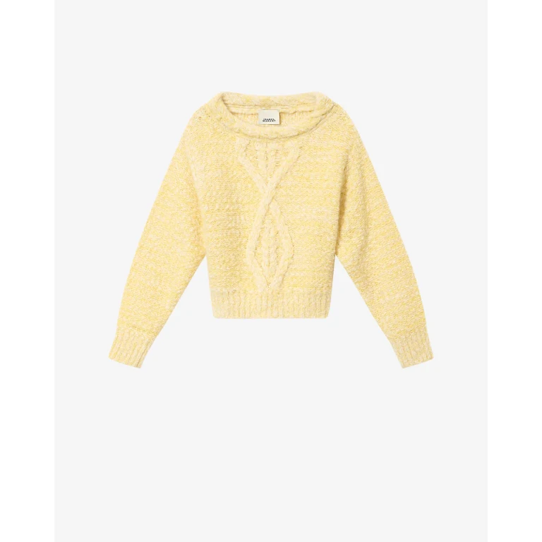Pull Dorota - Femme - Écru Et Jaune - Taille 34 - Isabel Marant