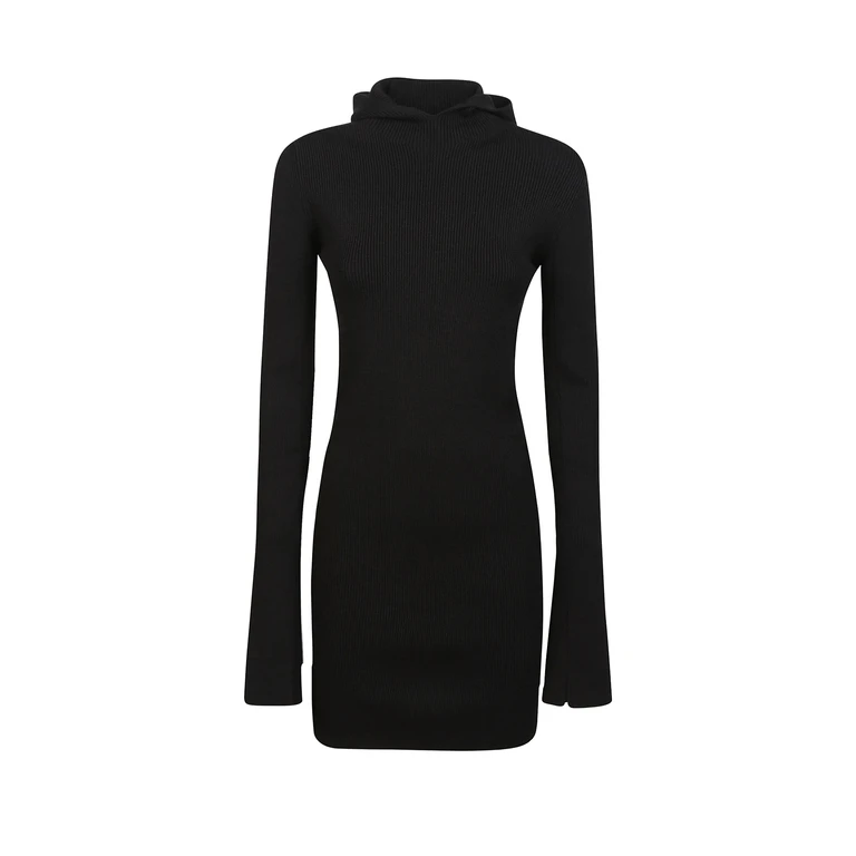 Fendi Dresses Black Lana Seta Poliammide Elastan - Women