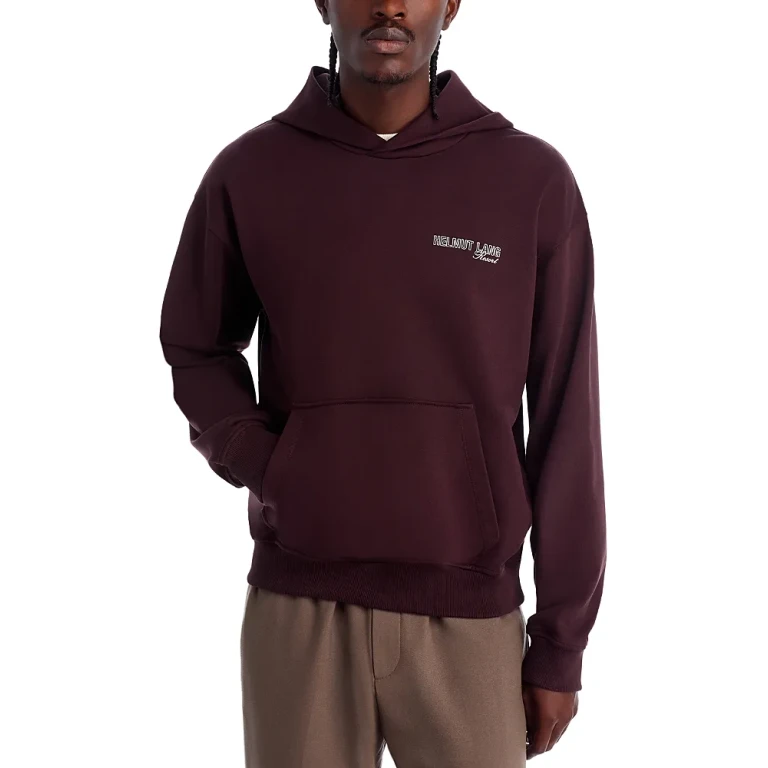 Helmut Lang Relaxed Fit Graphic Ski Hoodie