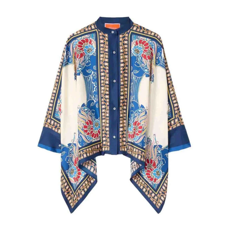 La DoubleJ Chemise - Multicolore (SHI0059SIL006LEM02BU03PLACE)
