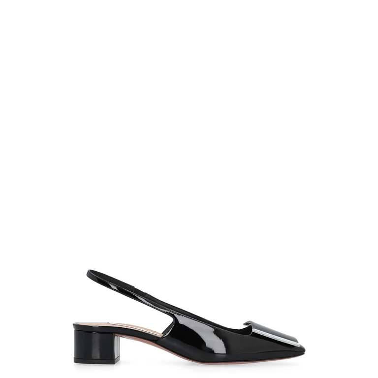 Aquazzura Shibuya Leather Slingback Pumps