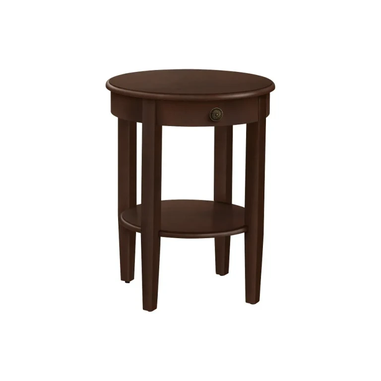 Espresso Brown Side Table