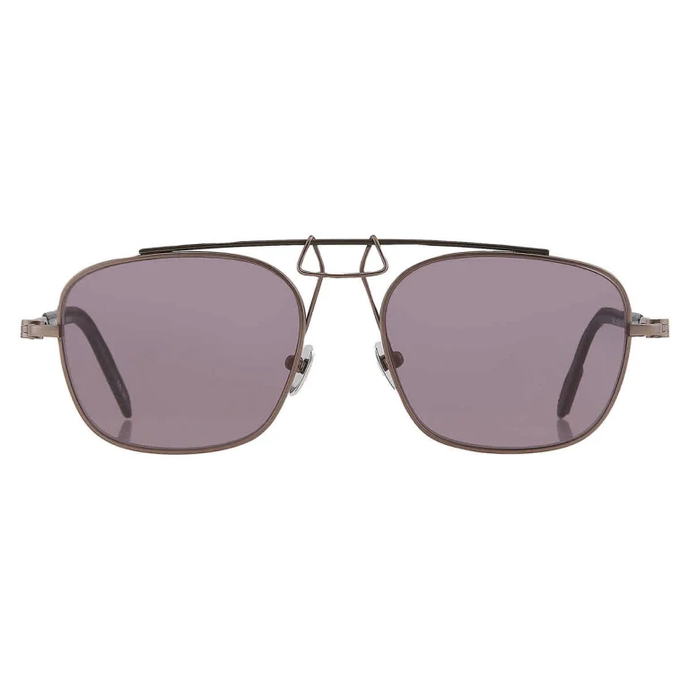 Calvin Klein Titanium Grey Pilot Mens Sunglasses CKNYC1810S 008 52