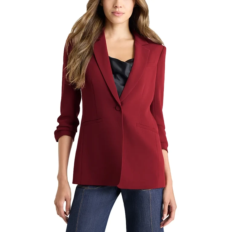 Cinq a Sept Khloe Ruched-Cuff Blazer