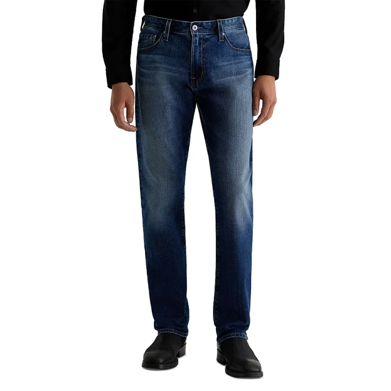 Ag Everett Slim Straight Fit Jeans in Bolton Blue