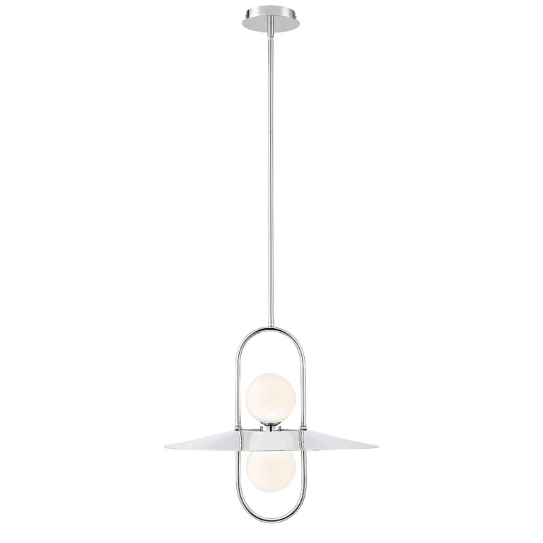 Chrome LED Chandelier from the Millbrook Collection