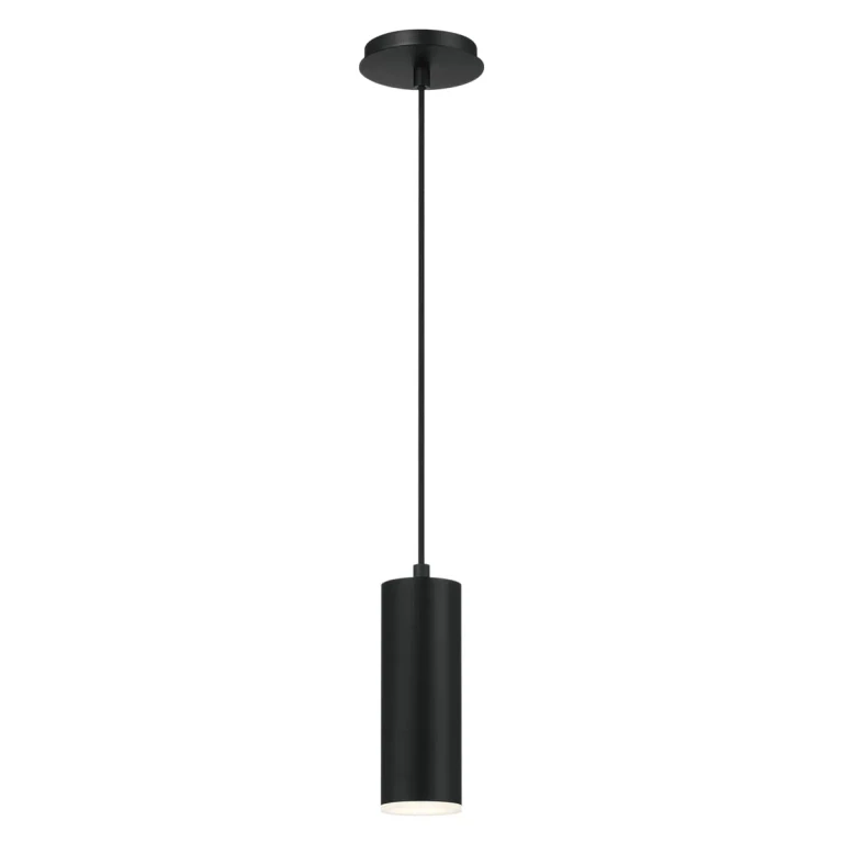 Black LED Pendant from the Neptune Collection