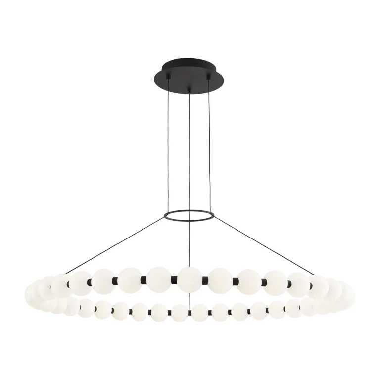 Nightshade Black LED Chandelier from the Orbet Collection