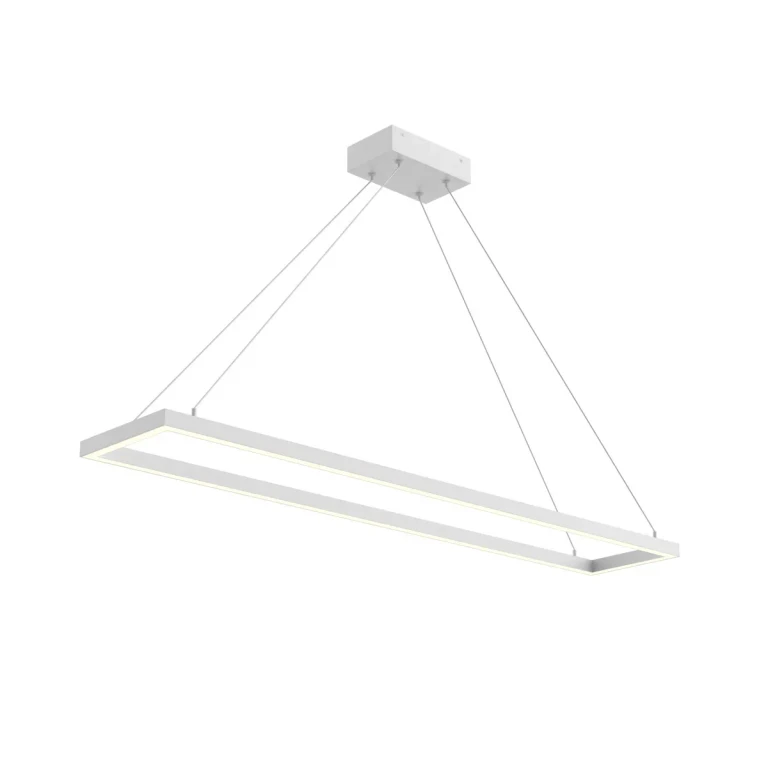 White LED Pendant from the Piazza Collection