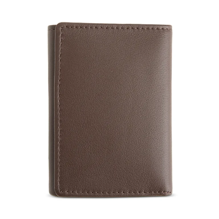 Royce New York Trifold Leather Wallet