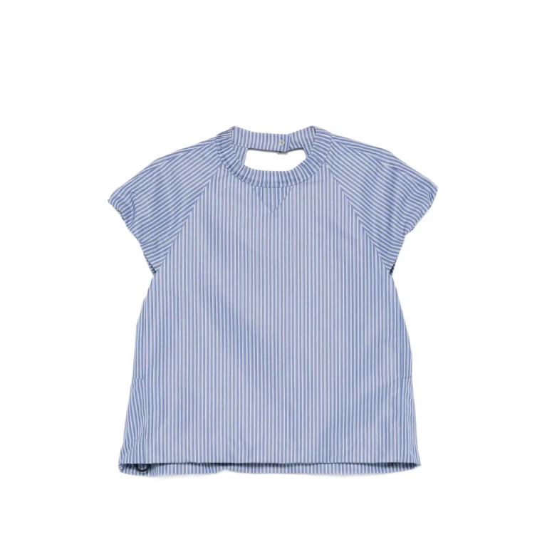 T-shirt rayé Sacai