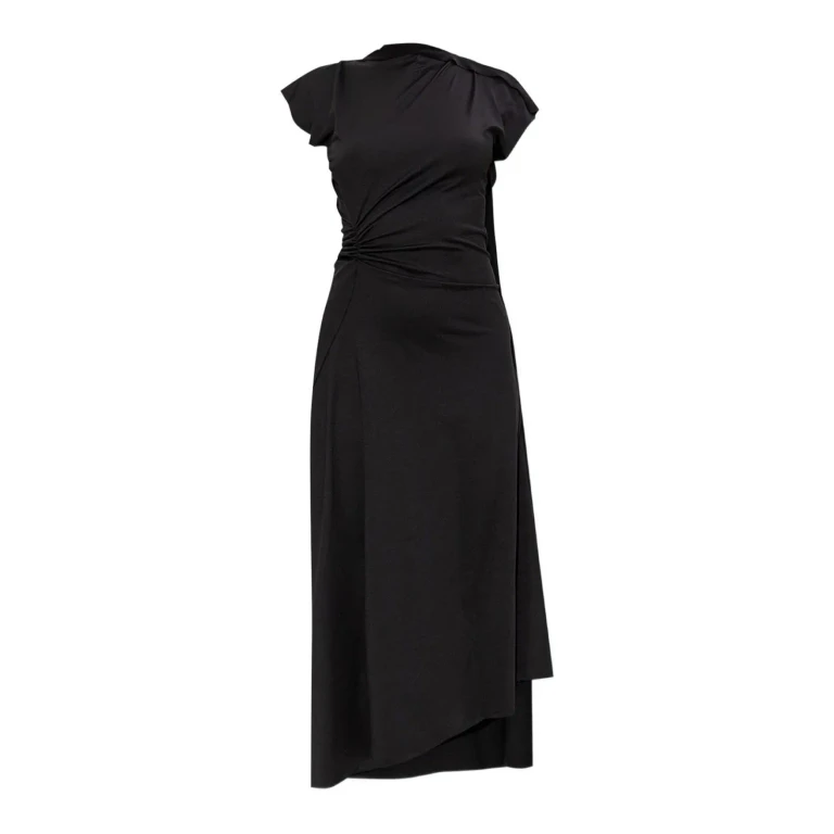 Victoria Beckham Robe Au Genou - Noir