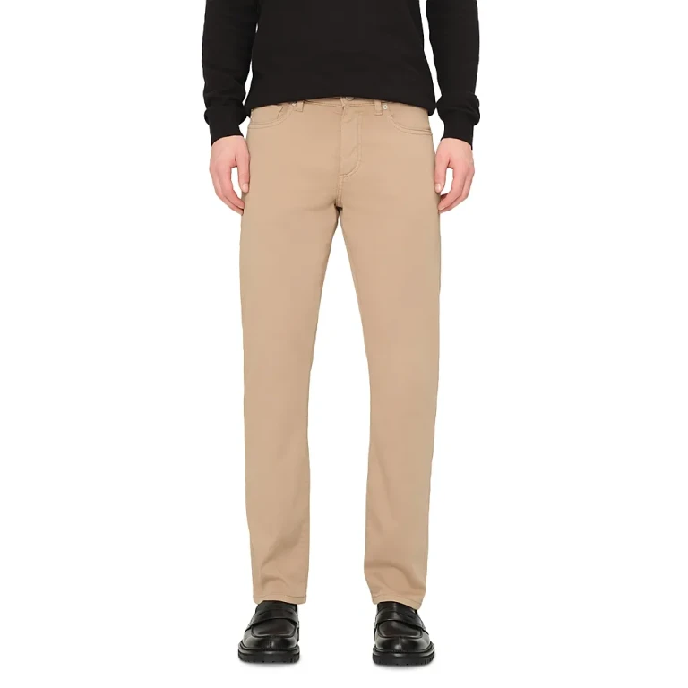 DL1961 Russell Slim Straight Fit Ultimate Knit Jeans in Sand Stone