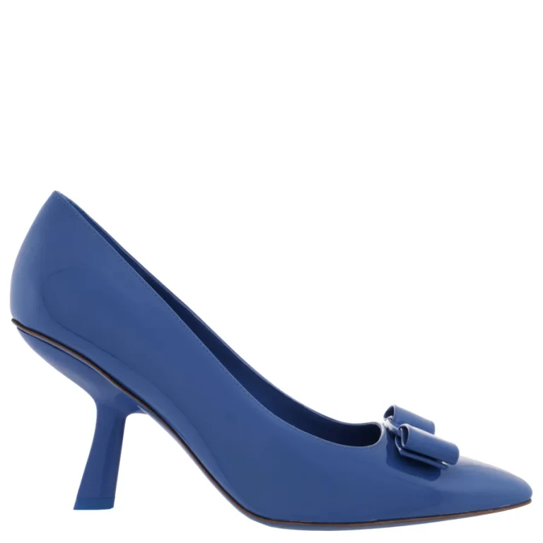Ferragamo Vara Bow Slip-On Pumps