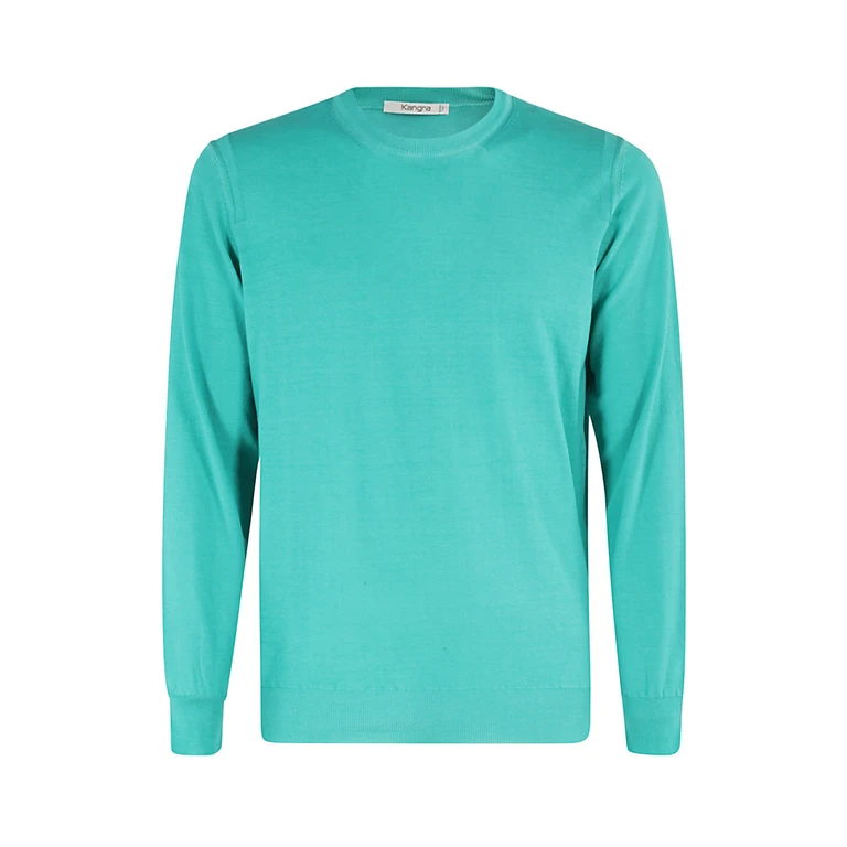 Kangra Sweater Blue Cotton Maglia - Men