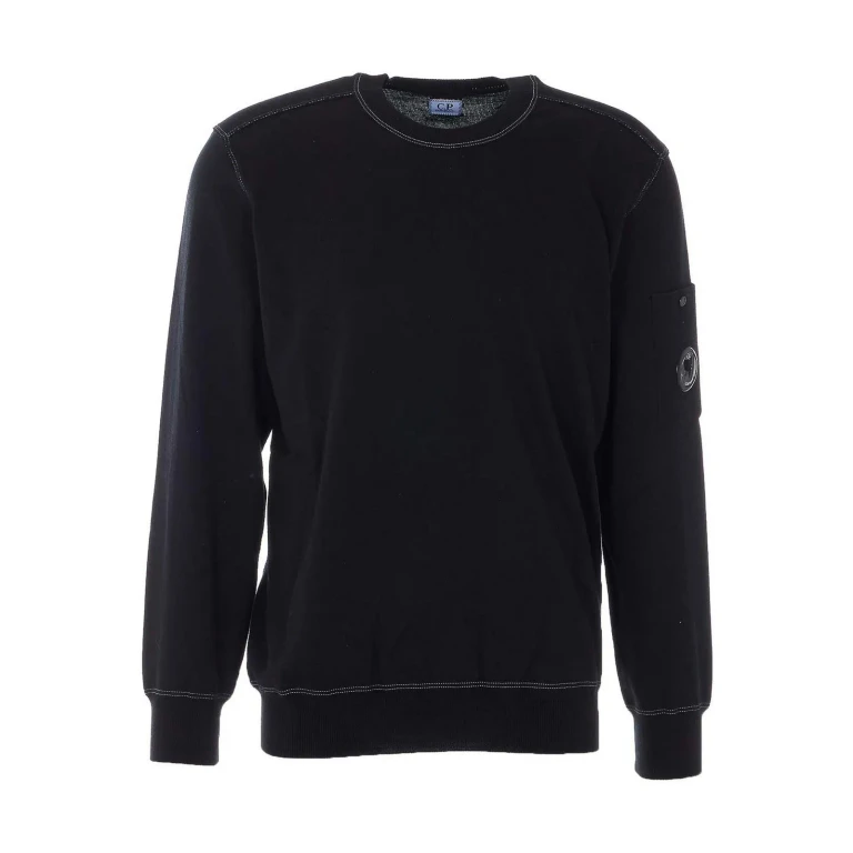 C. P. Company Pull Col Rond - Noir