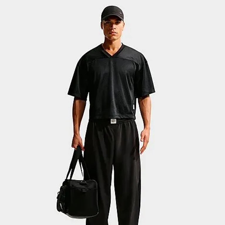 Nike Men's N. A.C. Dri-FIT Reversible Training T-Shirt in Black/Smoke Grey/Black Size: XS
