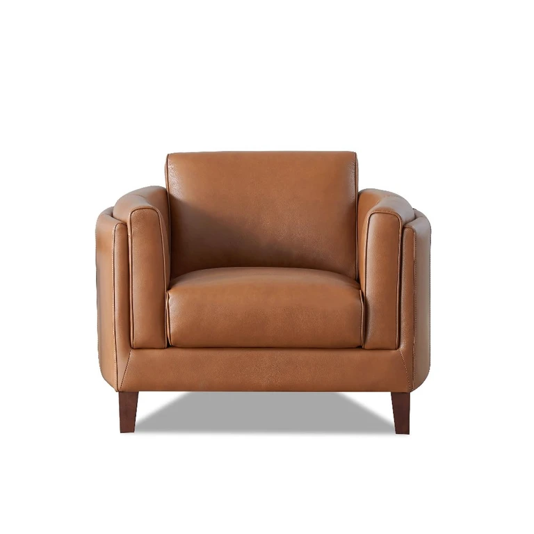 Pacer Nutmeg Top Grain Leather Chair