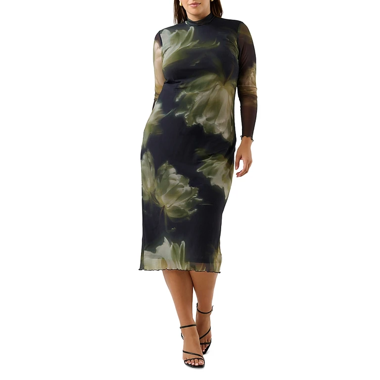 Estelle Plus Peace Lily Dress