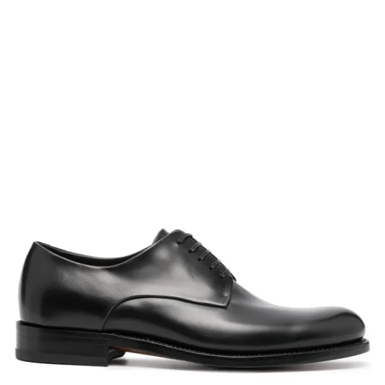 Ferragamo Tramezza Leather Derby Shoes