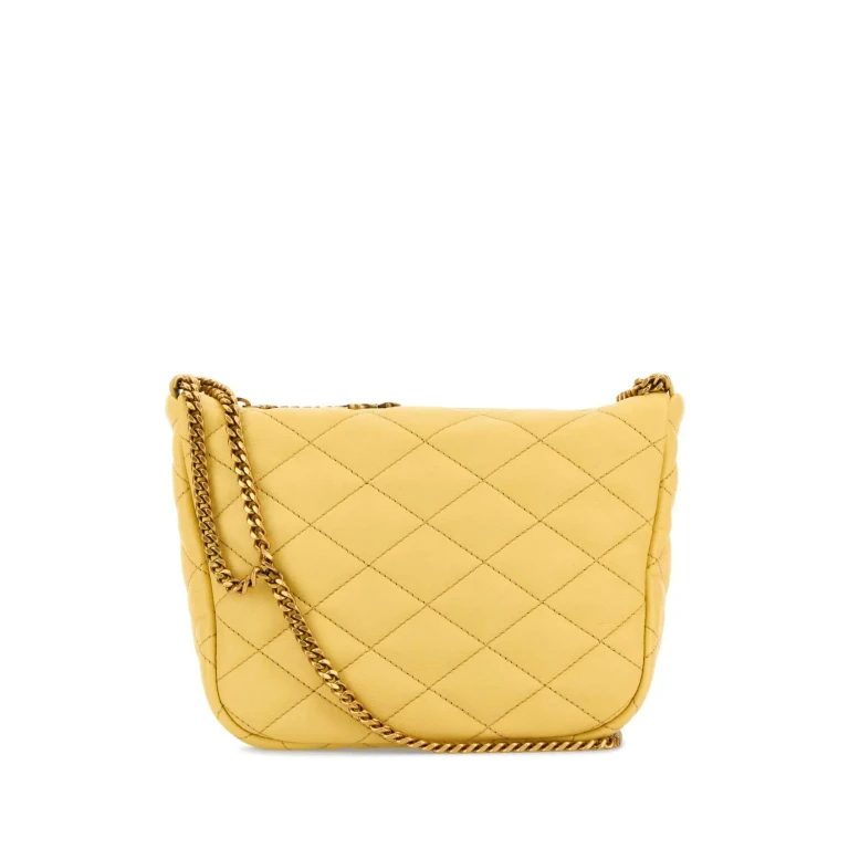 Saint Laurent Yellow Leather Crossbody Bag