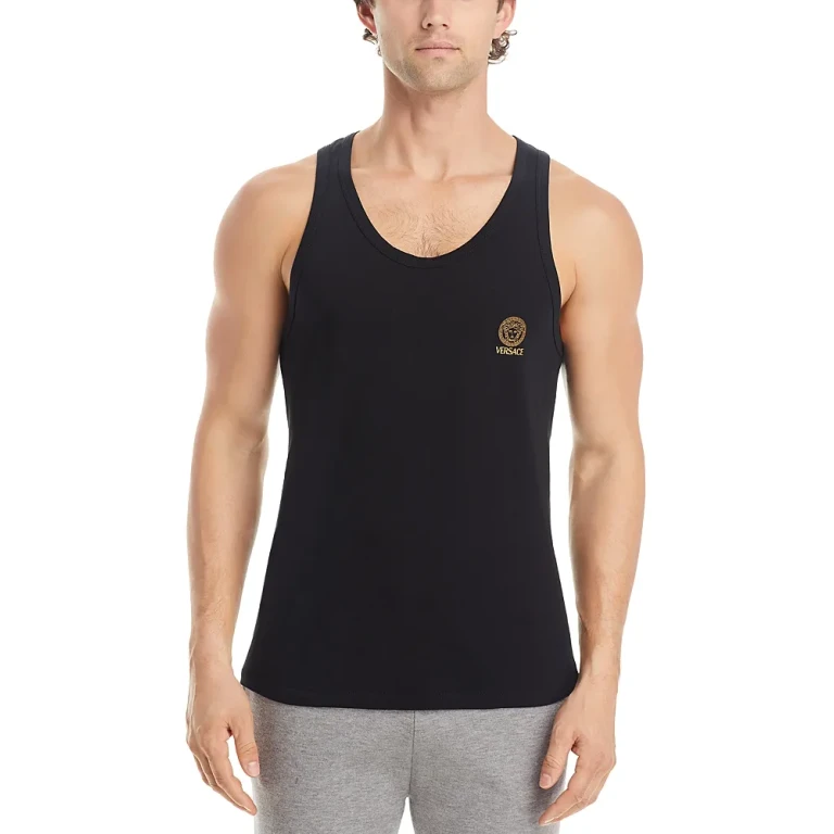 Versace Medusa Logo Jersey Tank