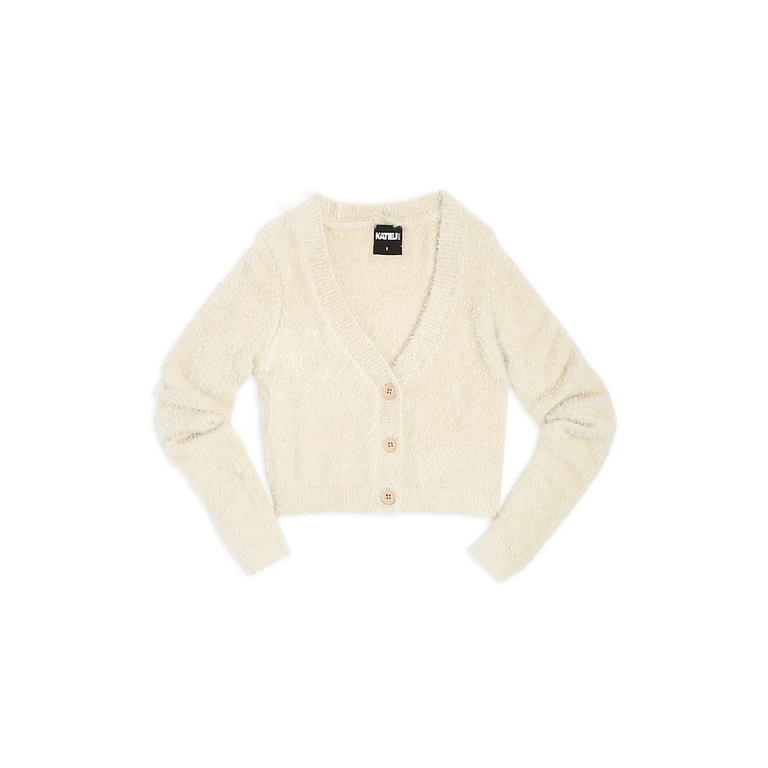 KatieJnyc Girls' Mara Cropped Cardigan - Big Kid