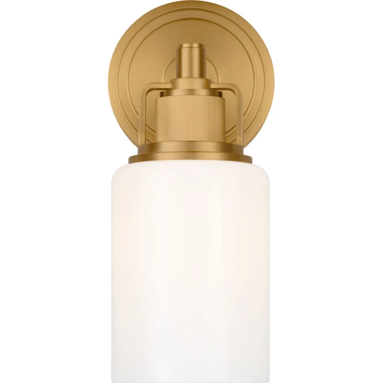 Burnished Brass Bathroom Vanity Light from the Ashford Collection