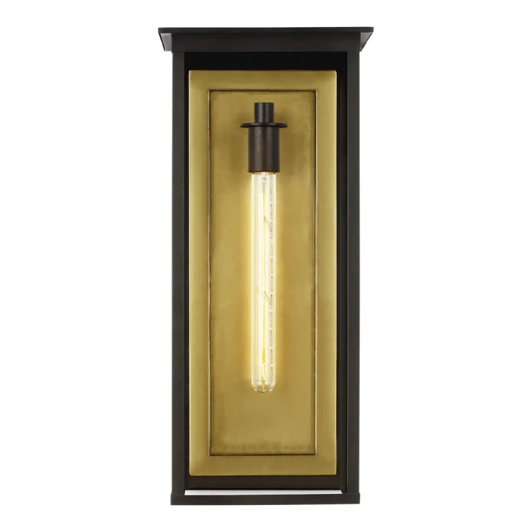 Visual Comfort Studio Freeport Outdoor Wall Light in Heritage Copper by Chapman & Myers